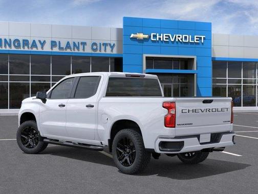 Summit White 2026 Chevrolet Silverado 1500 Custom