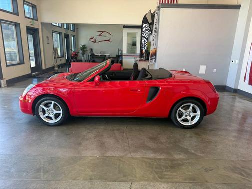 Super Red 2000 Toyota MR2 Spyder Convertible 2D