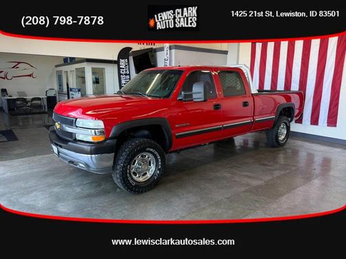 Victory Red 2001 Chevrolet Silverado 2500 LT H/D Crew Cab