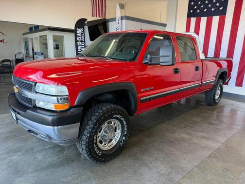 Victory Red 2001 Chevrolet Silverado 2500 LT H/D Crew Cab