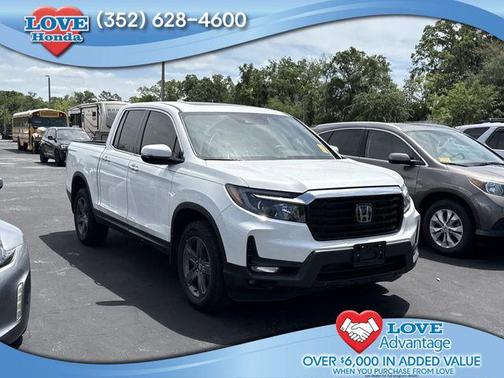 White 2023 Honda Ridgeline RTL-E