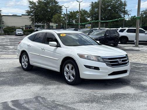 White 2010 Honda Accord Crosstour EX-L