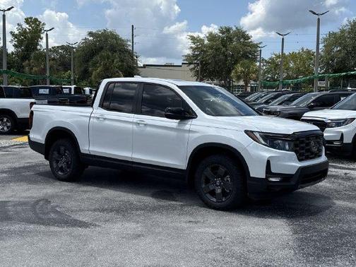 Platinum White 2026 Honda Ridgeline TrailSport
