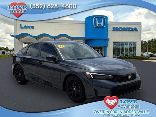 Gray 2025 Honda Civic Sport