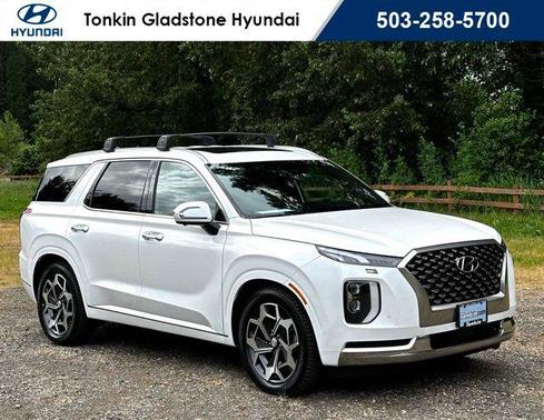 Hyper White 2022 Hyundai PALISADE Calligraphy