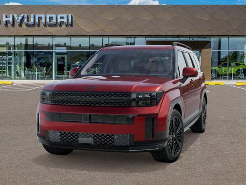 Ultimate Red 2026 Hyundai SANTA FE HEV Calligraphy