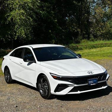 Serenity White 2025 Hyundai ELANTRA Sport