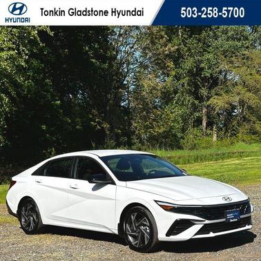 Serenity White 2025 Hyundai ELANTRA Sport