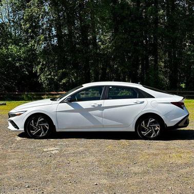Serenity White 2025 Hyundai ELANTRA Sport
