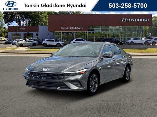 Amazon Gray 2026 Hyundai ELANTRA HEV SEL Sport