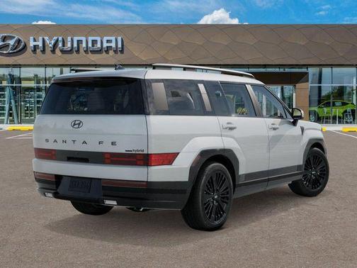 Serenity White 2026 Hyundai SANTA FE HEV Calligraphy