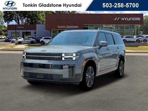 Hampton Gray 2026 Hyundai SANTA FE HEV Calligraphy