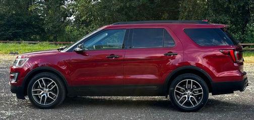 Ruby Red Metallic 2017 Ford Explorer sport