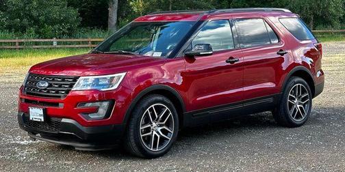 Ruby Red Metallic 2017 Ford Explorer sport