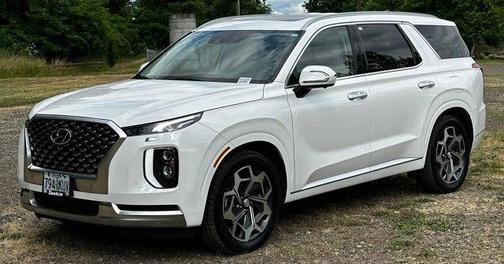 Hyper White 2021 Hyundai PALISADE Calligraphy