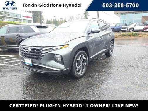 Amazon Gray 2022 Hyundai TUCSON Plug-In Hybrid SEL