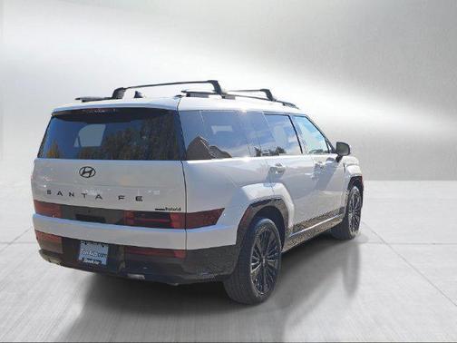 Serenity White 2027 Hyundai SANTA FE HEV Calligraphy