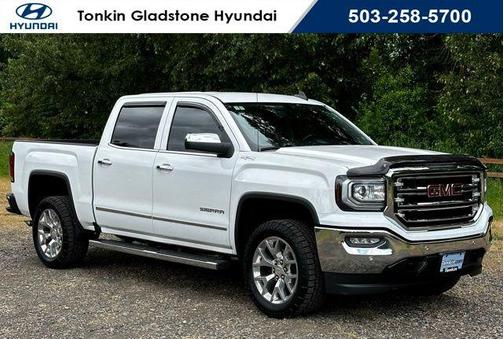 Summit White 2018 GMC Sierra 1500 SLT