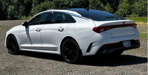 Glacial White Pearl 2021 Kia K5 EX