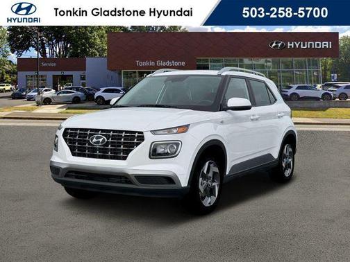 Lunar White 2026 Hyundai VENUE SEL SUV