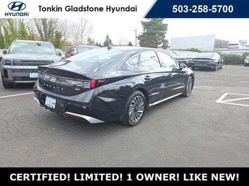 Carbon Blue 2024 Hyundai SONATA Hybrid Limited