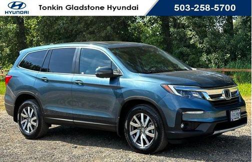 Modern Steel Metallic 2021 Honda Pilot AWD EX-L