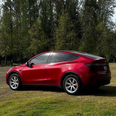 Red Multi-Coat 2021 Tesla Model Y Performance Dual Motor All-Wheel Drive