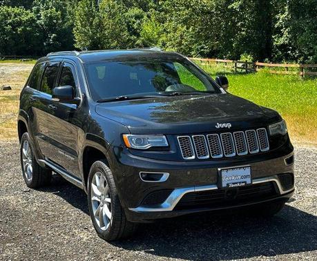 Brilliant Black Crystal Pearlcoat 2016 Jeep Grand Cherokee Summit