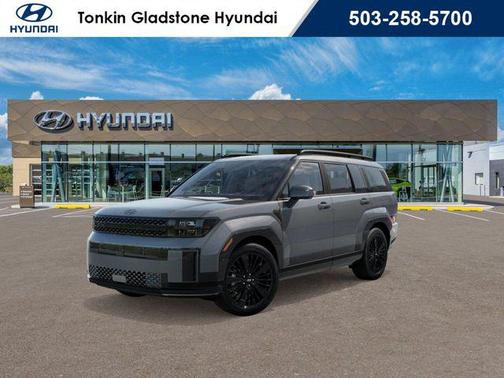 Hampton Gray 2026 Hyundai SANTA FE HEV Calligraphy