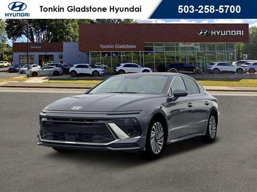 Portofino Gray 2026 Hyundai SONATA Hybrid Limited