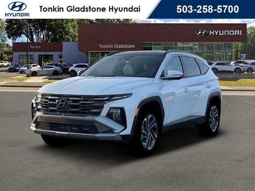 Creamy White Pearl 2026 Hyundai TUCSON Hybrid Limited