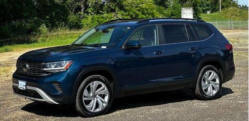 Tourmaline Blue Metallic 2021 Volkswagen Atlas 3.6L SE w/Technology
