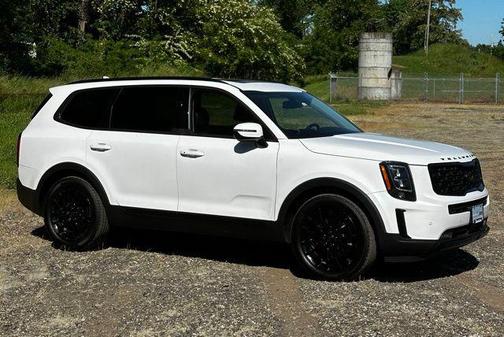 Glacial White Pearl 2021 Kia Telluride SX