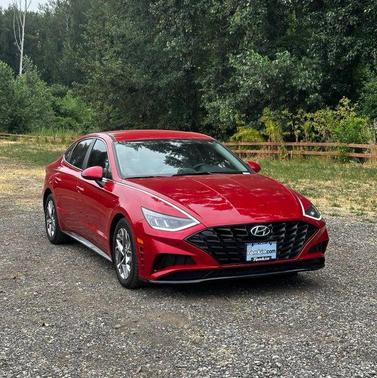 Calypso Red 2021 Hyundai SONATA SEL