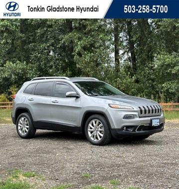 Billet Silver Metallic Clearcoat 2014 Jeep Cherokee Limited