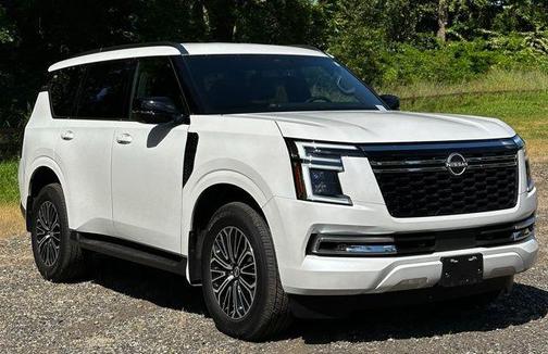 Aspen White Tricoat 2025 Nissan Armada SL 4WD