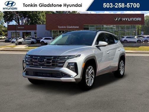 Shimmering Silver 2026 Hyundai TUCSON Hybrid Limited