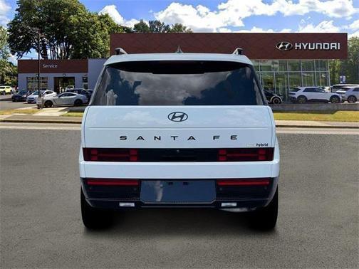 Serenity White 2026 Hyundai SANTA FE HEV Calligraphy