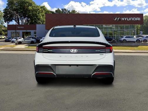 Serenity White 2026 Hyundai SONATA Hybrid Base