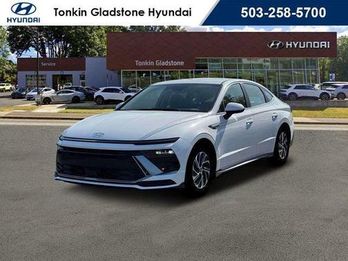 Serenity White 2026 Hyundai SONATA Hybrid Base