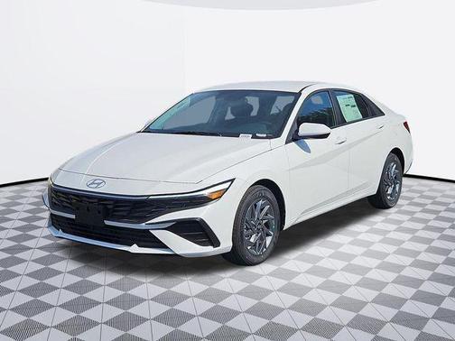 Serenity White 2026 Hyundai ELANTRA HEV Blue