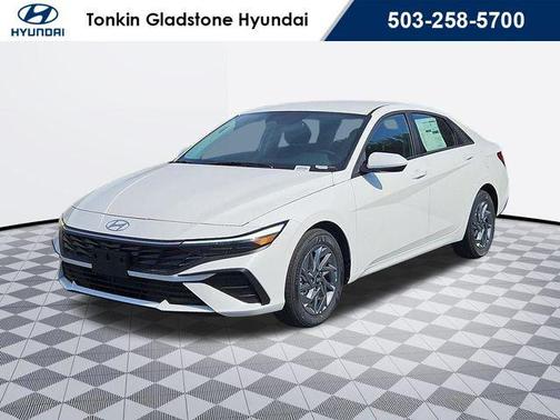 Serenity White 2026 Hyundai ELANTRA HEV Blue