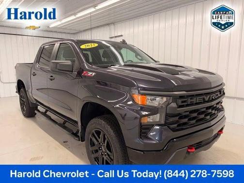 Dark Ash Metallic 2023 Chevrolet Silverado 1500 Custom Trail Boss