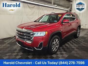 Volcanic Red Tintcoat 2023 GMC Acadia SLT