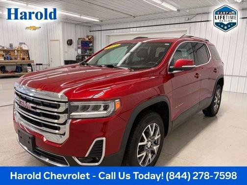 Volcanic Red Tintcoat 2023 GMC Acadia SLE