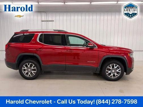 Volcanic Red Tintcoat 2023 GMC Acadia SLE