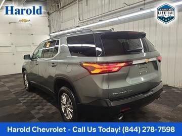Silver Sage Metallic 2022 Chevrolet Traverse LT Cloth