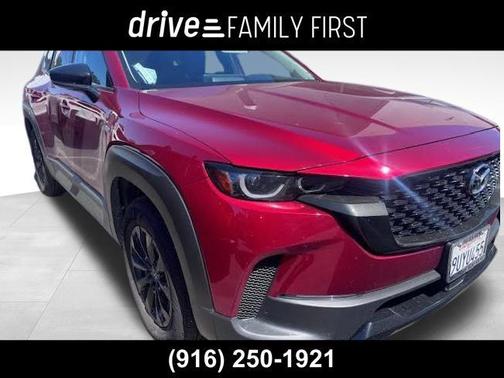 Soul Red Crystal Metallic 2025 Mazda CX-50 Hybrid Premium Package