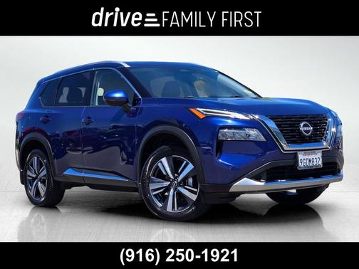Caspian Blue Metallic 2023 Nissan Rogue Platinum