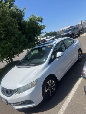 Taffeta White 2013 Honda Civic EX